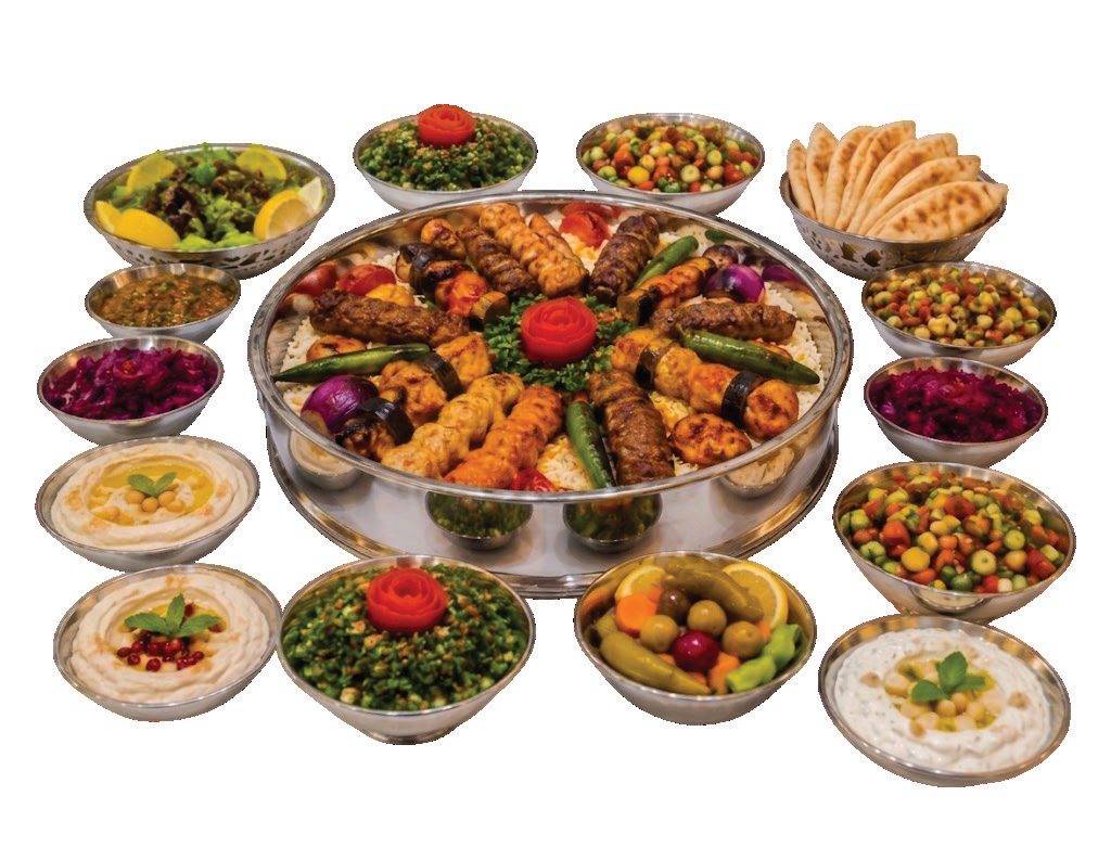 السفرة العائلية الكاملة من مطعم نصره